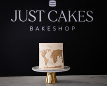 Load image into Gallery viewer, Gilded Map Cake
