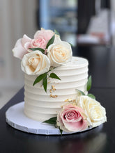 Load image into Gallery viewer, Ribboned Buttercream &amp; Floral
