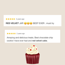 Load image into Gallery viewer, Just Cakes Bakeshop Famous Eggless Red Velvet Recipe

