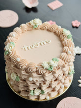 Load image into Gallery viewer, Mother’s Day Ruffled Blush Cake
