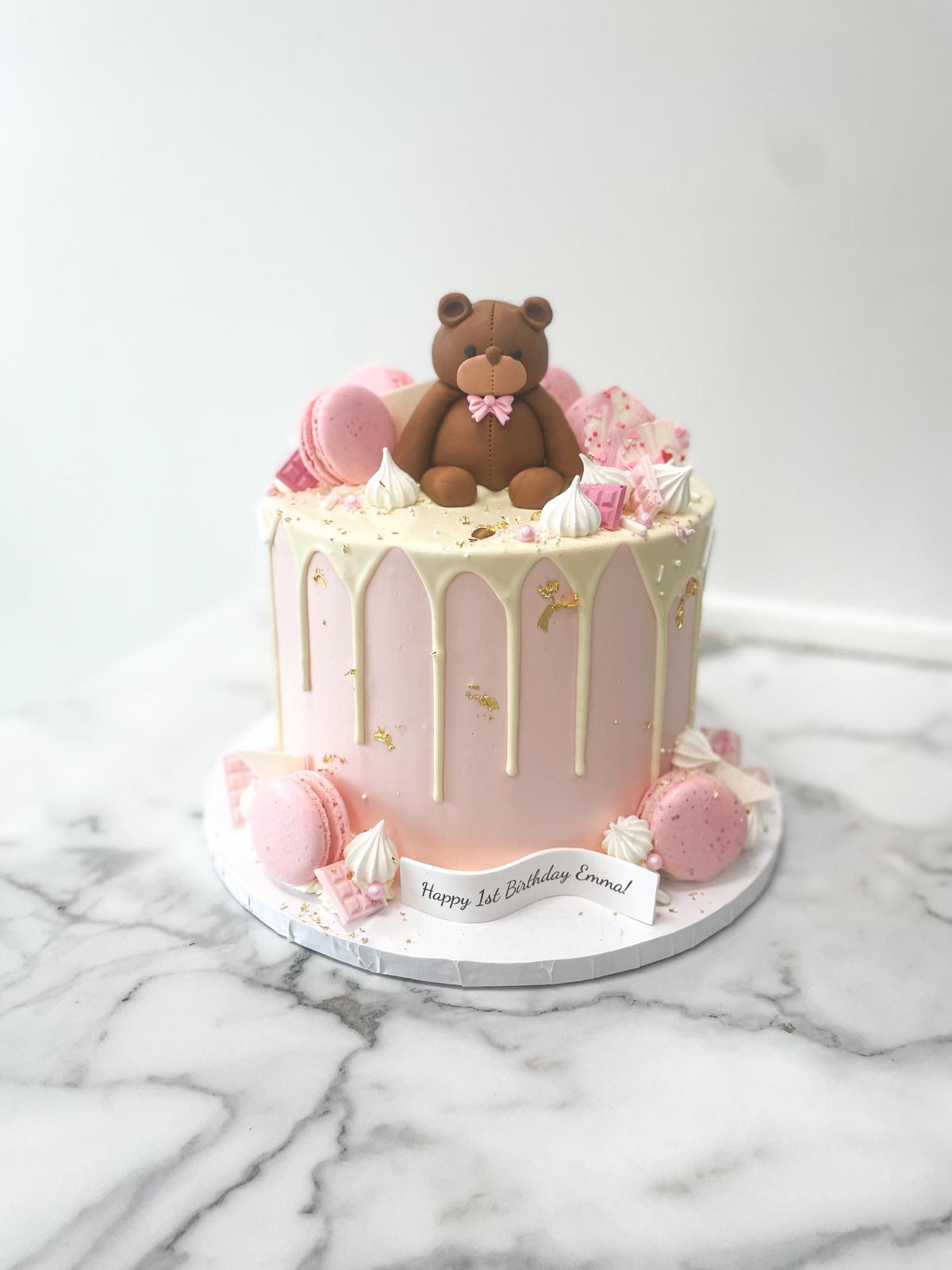 5 Off] Order 'Teddy Bear Shaped Kids Birthday Cake' Online | Urgent Delivery  Across London // Sugaholics™