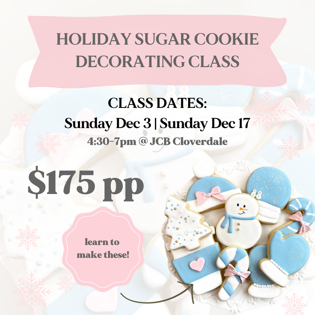 Dec 3 - Cloverdale Holiday Sugar Cookie Decorating Workshop
