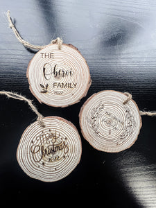 Timber Artistry Ornaments