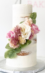 The Naked Floral Cake