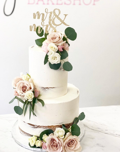 The Naked Floral Cake
