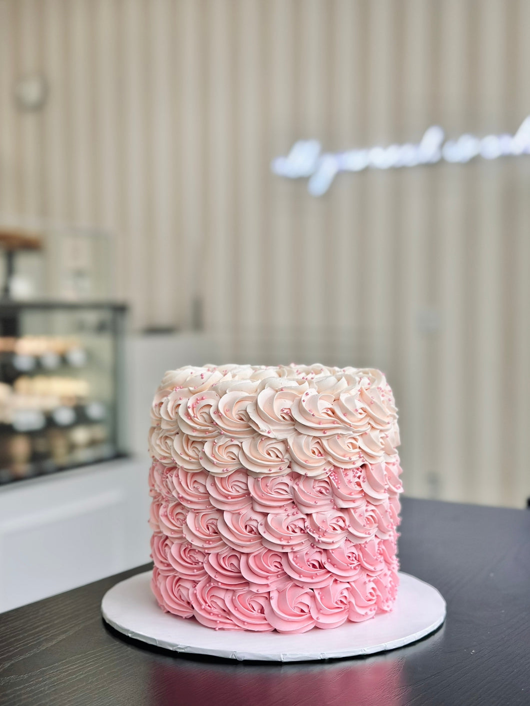 Buttercream Rosette Cake